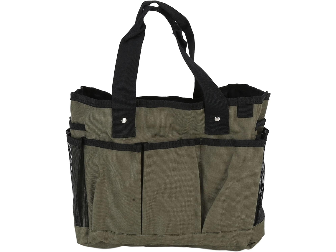 Bolsa organizadora para ferramentas de jardim, bolsa de armazenamento externa em tecido Oxford com 11 compartimentos, 46 x 25 cm