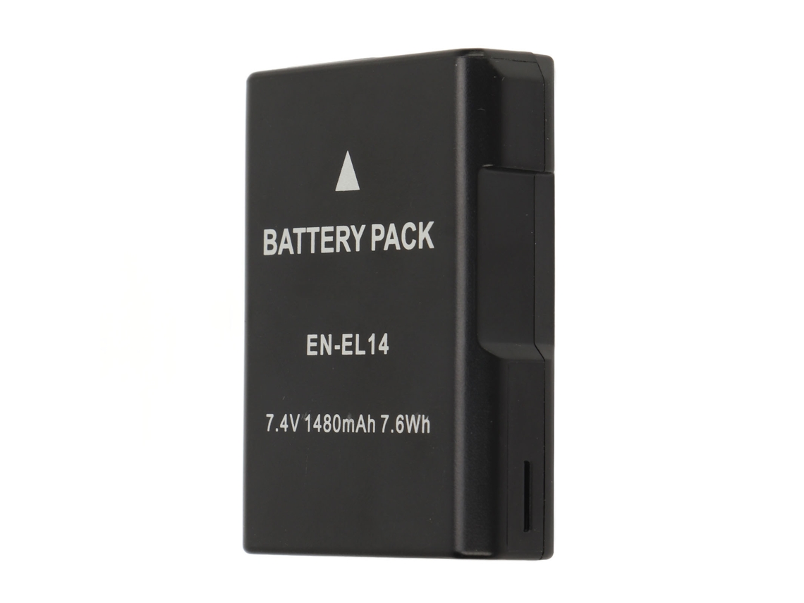 Camera Battery En‑el14 Lithium Ion 1480mah Rechargeable Battery 7.4v Replacement For Nikon D3100 P7000 D5100 P710 LAXISCREED
