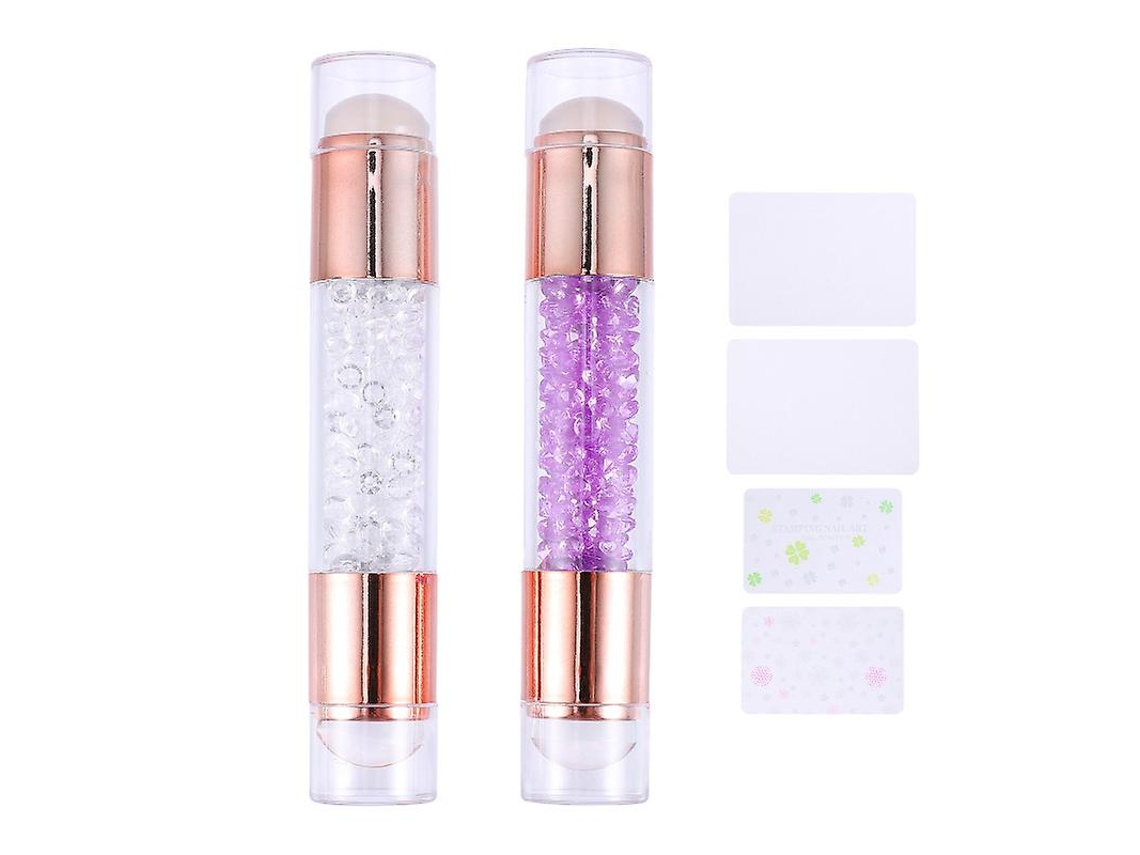 2pcs Carimbo De Manicure Allinless