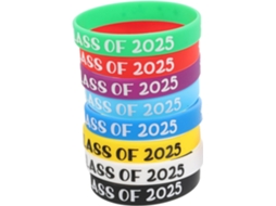 8-Pulseiras De Silicone Para Formatura 2025-lembrancinhas E Acessórios Festa