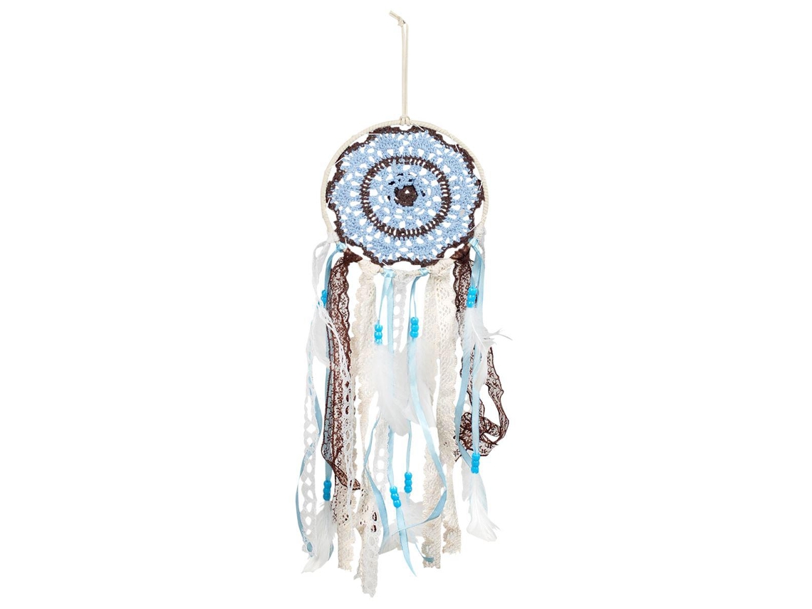 Dreamcatcher e Vários Têxteis Acrílicos 55X1X15Cm Azul