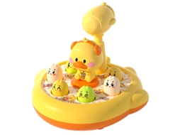 Ats brinquedo de Bater Animais para Crianças Pato Amarelo Melhora Coordenação Educativo Interativo de Martelamento