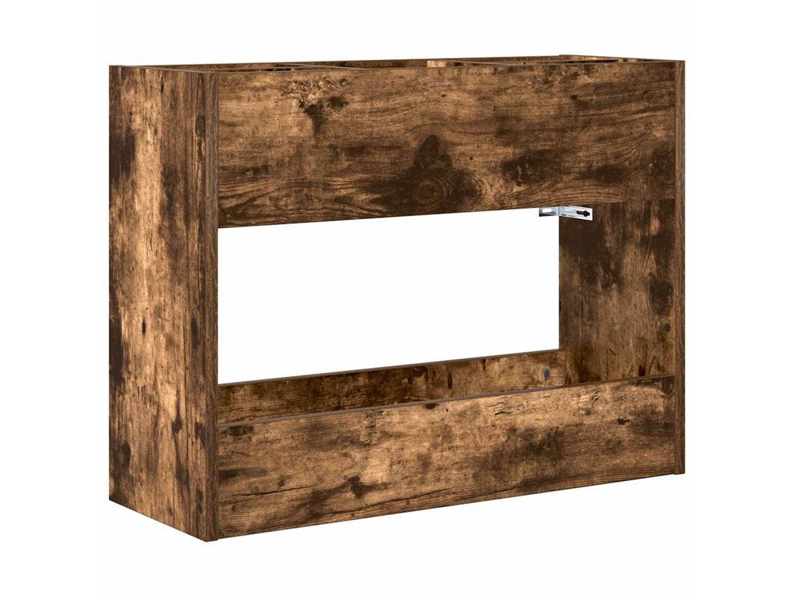 Conjunto 1 Suporte De Guarda-sol Vidaxl Castanho Derivados De Madeira (65 X 24 X 50 Cm)