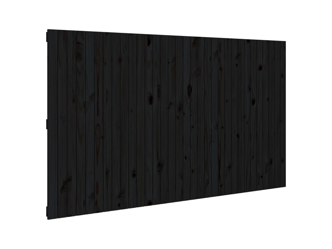 Wall Headboard, Wall Headboards Vidaxl Preto Madeira De Pinho (204 X 110 Cm)