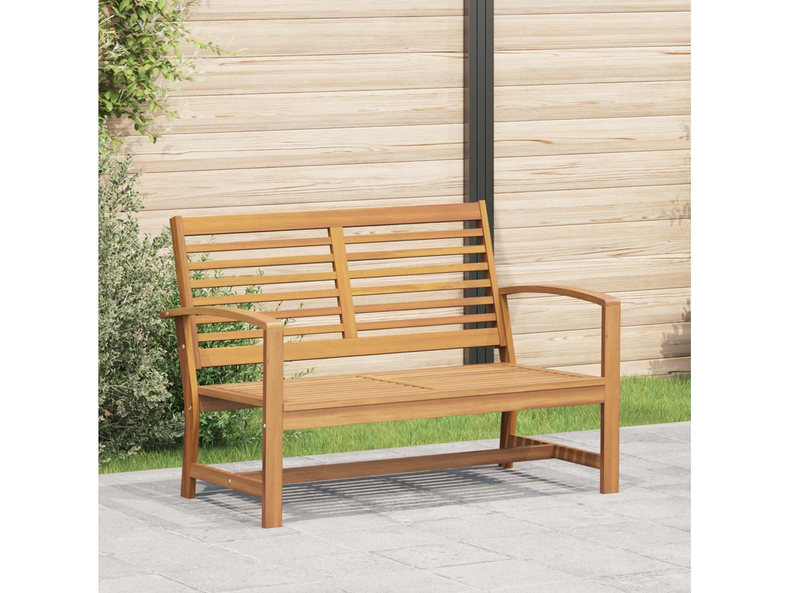 Vidaxl Banco Castanho 110 X 65 X 76,5 Cm Madeira De Teca Sólida