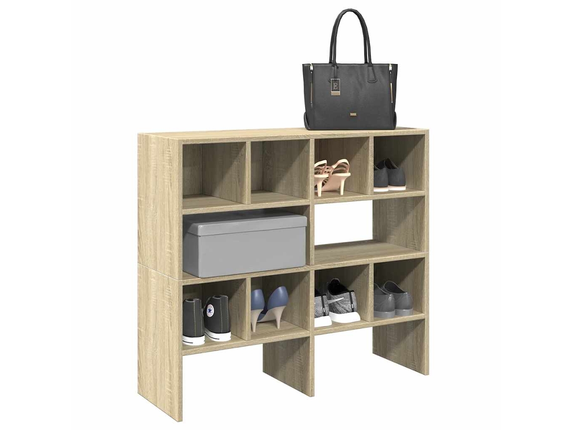 Vidaxl Sapateiras 2 Pcs Empilháveis 89,5x30x40 Cm Carvalho Sonoma