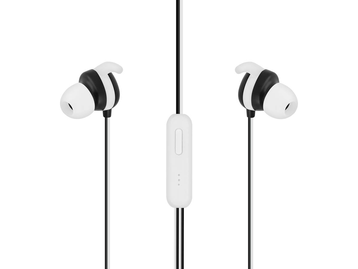 Auriculares SETTY Setty Jack (In Ear - Microfone - Branco)