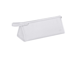 Estojo Para Secador De Cabelo, Ideal Para Viagens, Nécessaire À Prova De Respingos, 35x14cm, Cor Prata (1 Unidade).