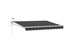 Conjunto 1 Toldo Elétrico Vidaxl Antracite Poliéster (3,5 X 2 M)