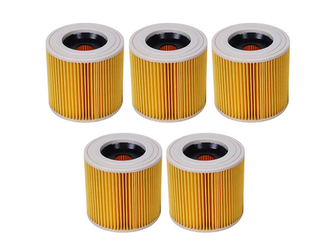 Acessório para Aspiradores KARCHER 5 un Filtro ar wd2250 wd3200 mv2 mv3 wd3 a2004 a2204 Filtro hepa