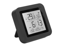 Laxiscreed Termómetro Digital De Temperatura E Humidade Com Visor Lcd Retroiluminado E Armazenamento De Dados