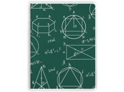 Carnet De Notas À Sopa De Cobertura Com Fórmula Matemática Geométrica
