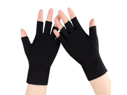 Luva Uv para Lâmpada de Unhas em Gel, Luva de Proteção Uv para Manicure com Upf 50+