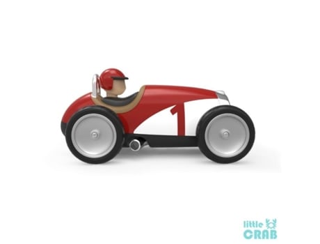Coche de carreras rojo y blanco