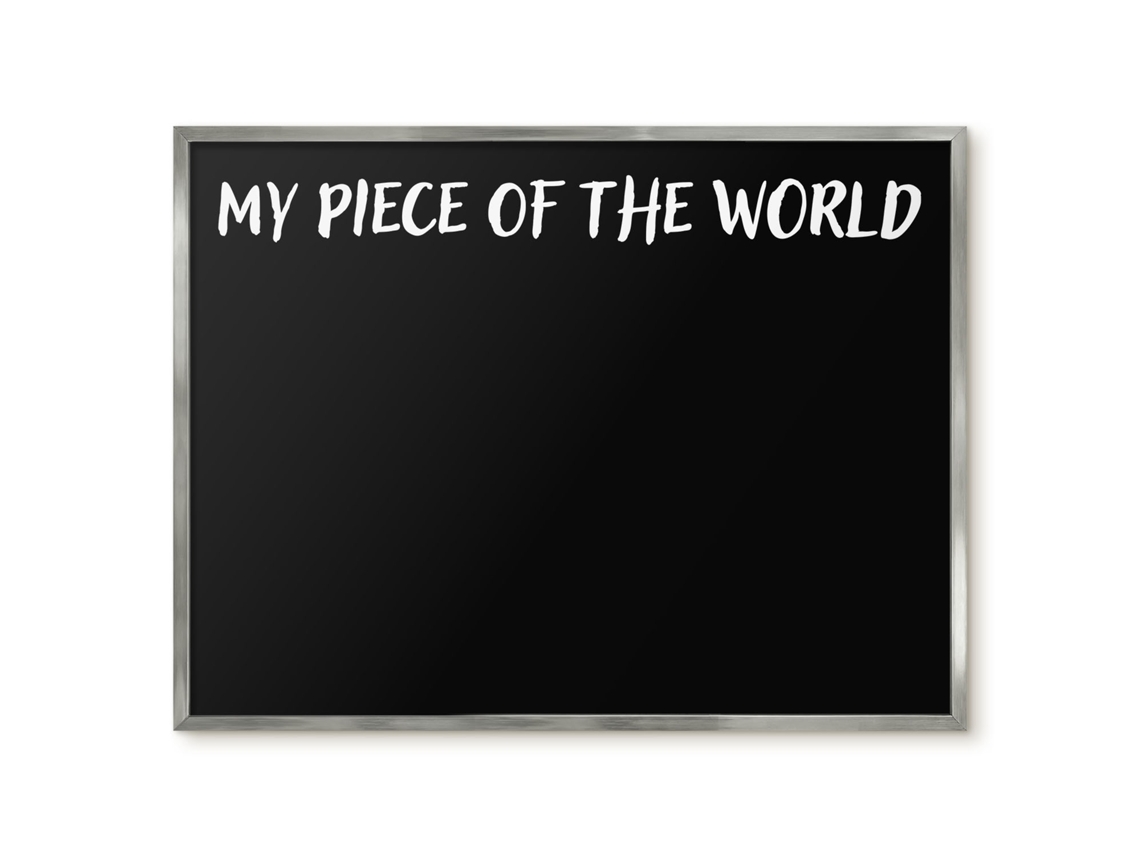 Magnetic Wall Board My Piece Of The World For The Office Espelharte (80x60 Cm)