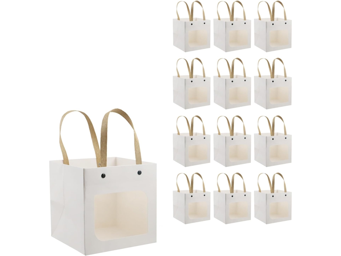 Conjunto Com 12 De Presente De Natal Papel, Para Presentes, 15 X 15