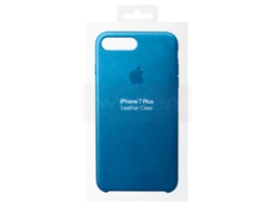 Capa APPLE iPhone 7 Plus Couro Azul — Compatibilidade: iPhone 7 Plus, 8 Plus