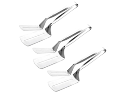 Conjunto De 3 Pinças Para Servir Alimentos, Em Aço Inoxidável 304, Para Pão, Saladas, Bolos, Buffet E Churrasco