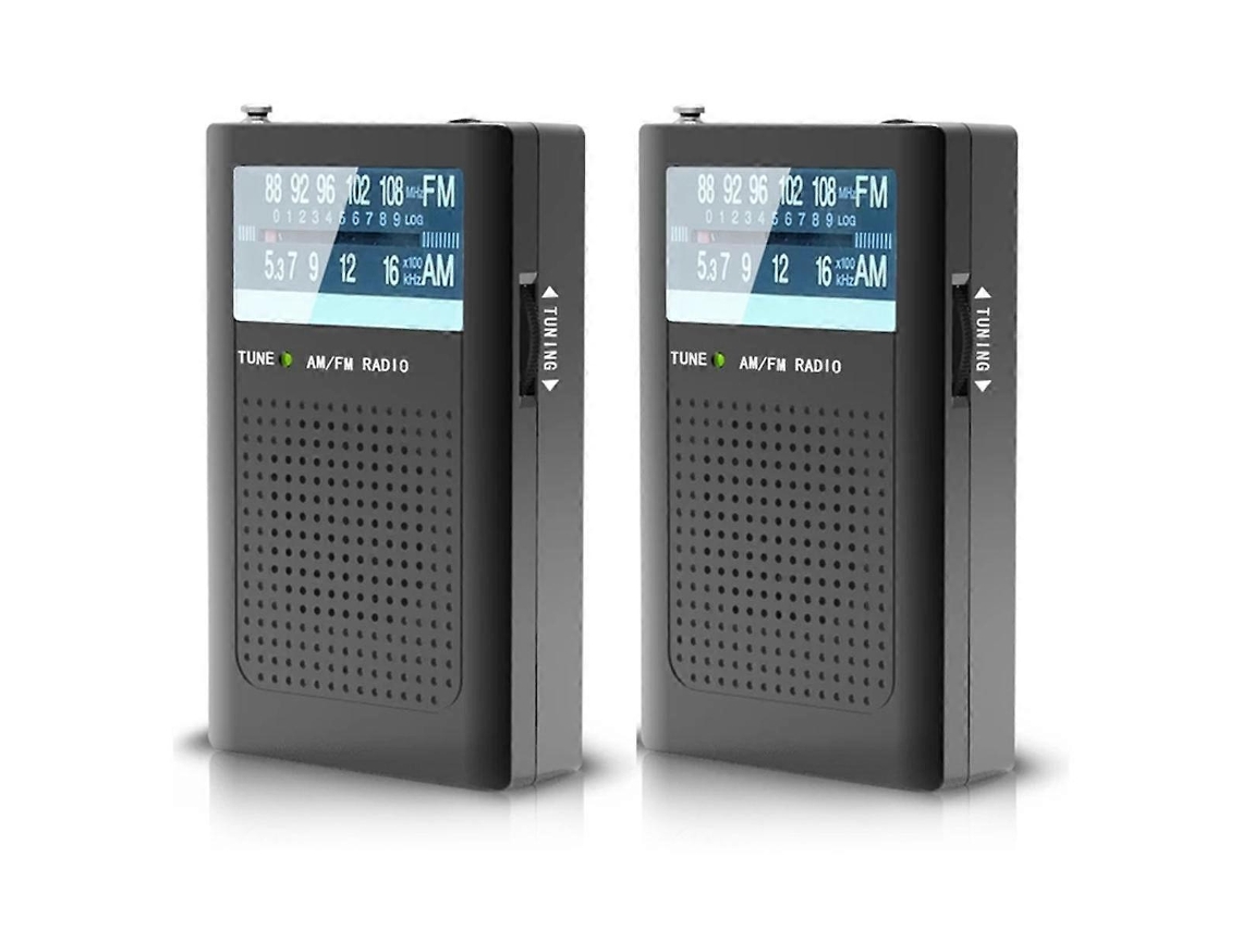 Rádios De Bolso Com Antena Embutida, Alimentados Por Bateria, Portáteis, Receptor De Rádio Am Fm, Alto Falante Duplo Olysi Shop