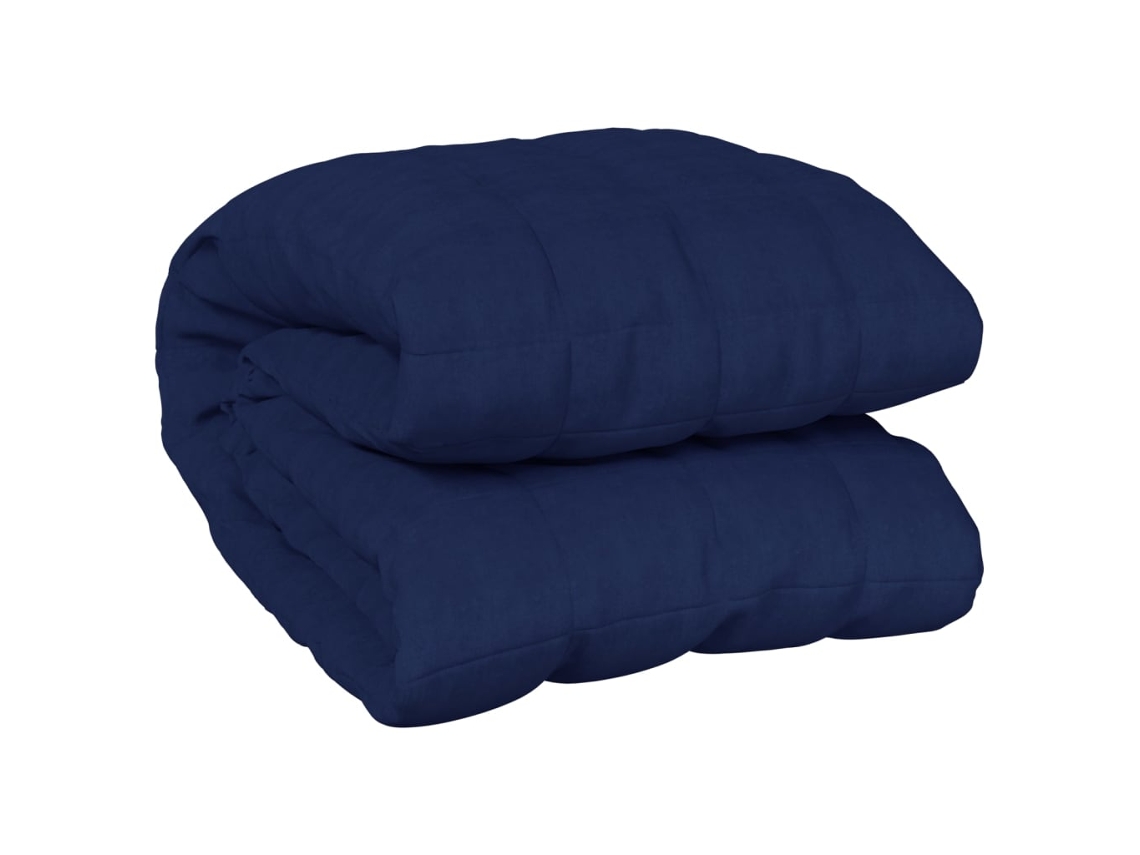 Weighted Blanket, Weighted Blankets Vidaxl Azul Tecido (137 X 200 Cm)
