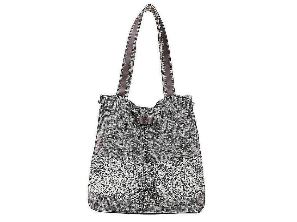 Bolsas Femininas Bolsas De Lona Bolsas Casuais Bolsas Grandes Bolsas De Grande Capacidade Bolsas De Lona Dupla Finalidade Cinza