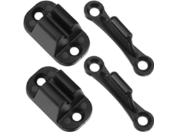 Kit Com 2 Peças De Travas Nylon Para Portas Externas E Armários Autocaravanas Veículos Recreativos Compacto Fácil Usar