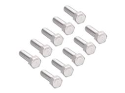 Parafusos Sextavados De Aço Inoxidável 304, 3/8-16 X 1-1/4 Polegadas,