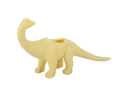 Vaso Laxiscreed Dinossauro Para Cactos E Suculentas Em Amarelo
