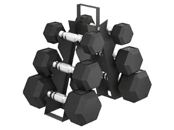 Conjunto de Halteres de 6 Peças 2 X2 Kg 2 X 5 Kg 2 X8 Kg com Suporte de Armazenamento para Academia Doméstica Ge
