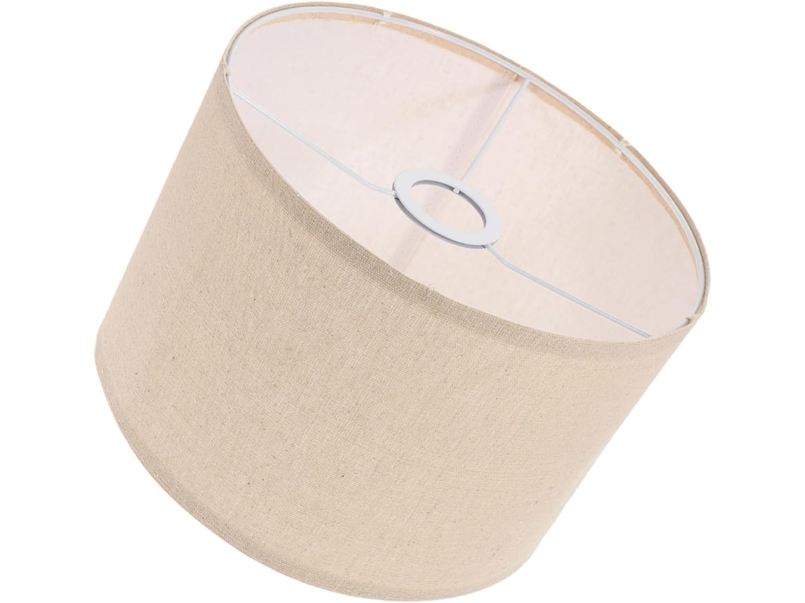 Abajur de Mesa em Linho E27 Mm 300x200 Mm Bege SFUSHOS