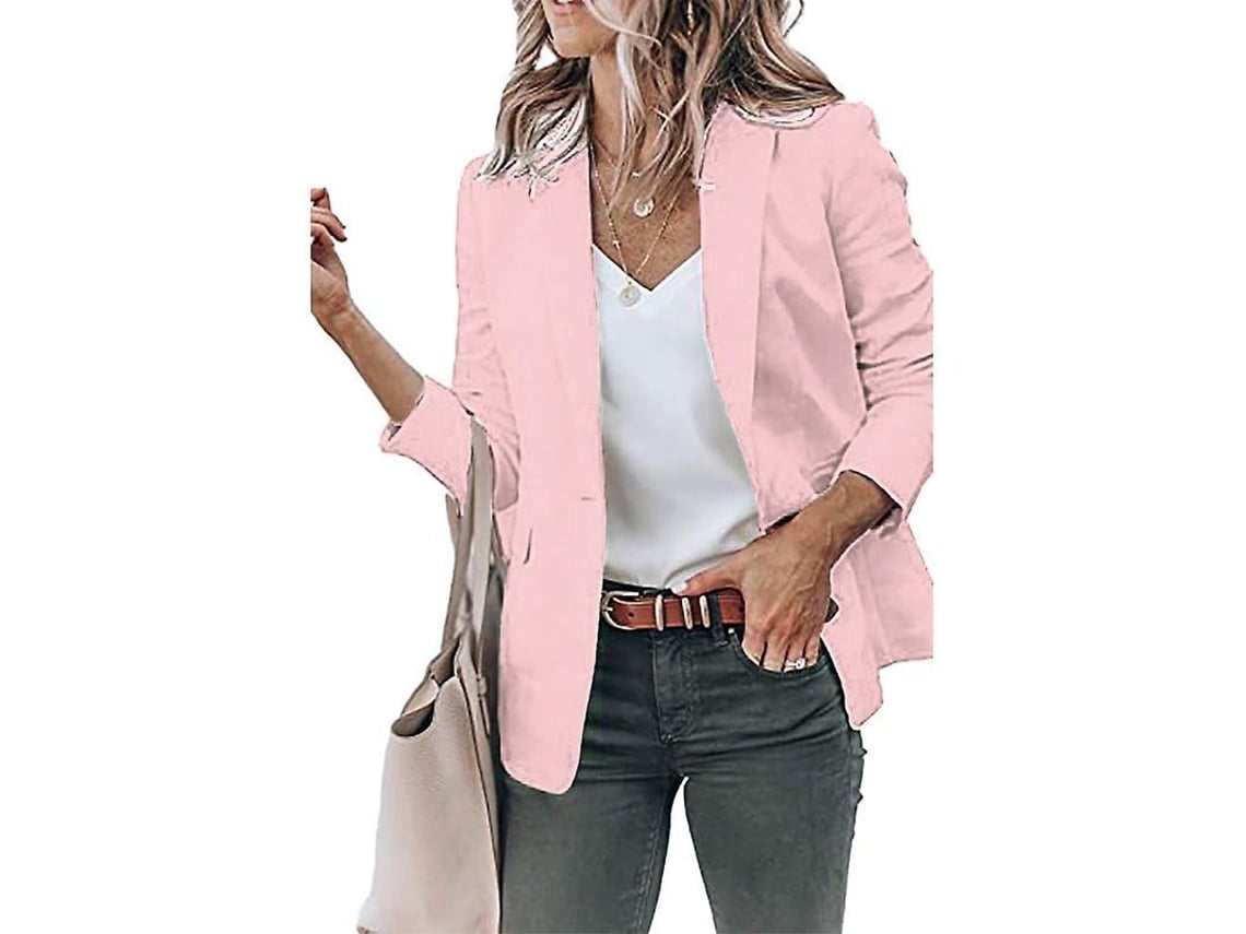 2026 blazer Casual de Traje para Mulher Lapela Blazer Abrigo Empresarial Slim Fit Roupa Exterior Outono Primavera