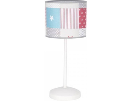 Candeeiro de Mesa  Mix (Prateado e Branco - E14 - 40 W - Metal)