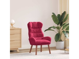 Vidaxl Poltrona Vinho Vermelho 69 X 74 X 93 Cm Veludo