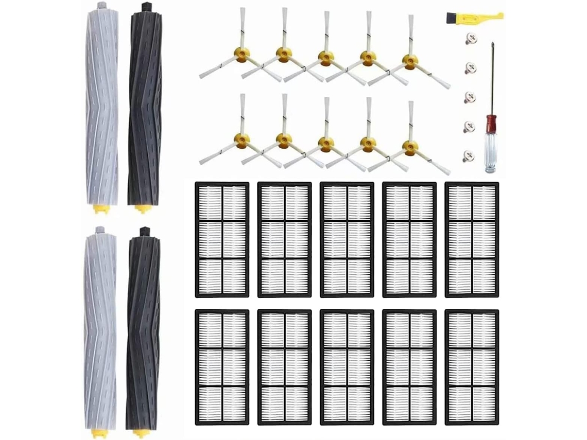 Kit Acessórios De Substituição Para Irobot Roomba Séries 800 E 900 (24 Peças) Cuich