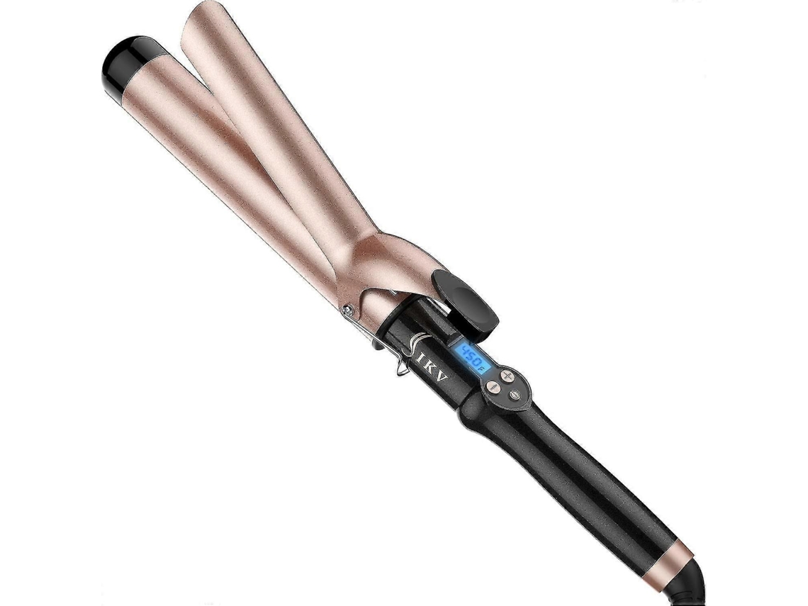 1/2 Polegada Extra Longo Barril Curling Ferro, 1,5 Polegadas Grande Barril Para A Turmalina Cerâmica De Cabelo Comprido Hengjian