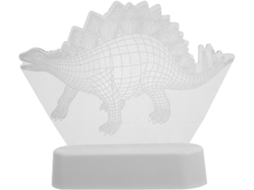 Abajur De Cabeceira Led Cabilock Dinossauro, Efeito Realista, Luz Para