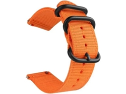 Pulseira de para Relógio 24 Mm Nylon Leve Impermeável Fivela Aço Inoxidável Resistente Água Fácil