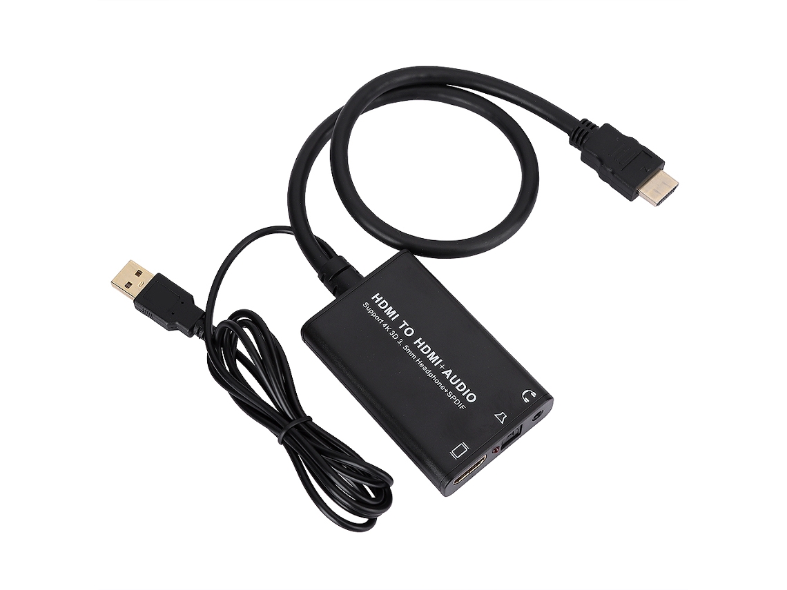Switcher De Hdmi (4k 3d, Conversor De Áudio)