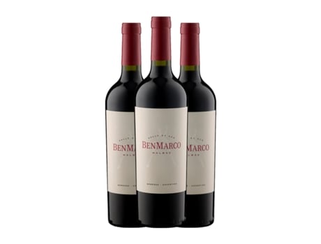 Vinho branco SUSANA BALBO Benmarco Malbec Mendoza (0.75 L - 3 Unidades)