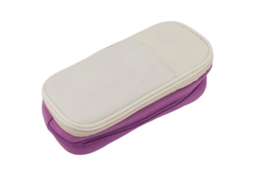 Estuche De Lápices De Gran Capacidad Moda Multifuncional Portátil Morado Para Estudiantes