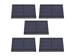 5pcs Módulo Painel Solar Mini 0.65w Dc1.5v Para Projetos Diy Brinquedos Carregamento Bateria