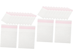 Pacote com 100 Sacos de Bolhas Autoadesivos para Envio de Acessórios, Joias e Roupas