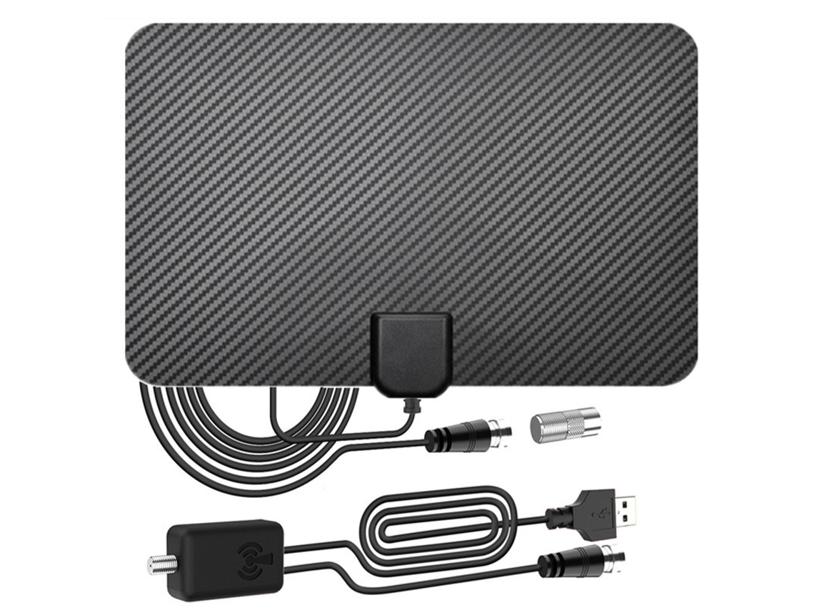 Antena De Tv Digital Dvb, T 4k 1080p Vhf/uhf Hd Digital, Cabo De 3, 5 M