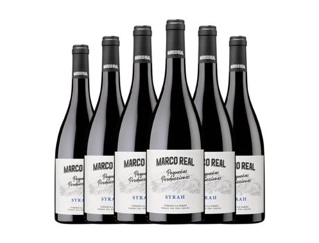 Vinho MARCO REAL Pequeñas Producciones Syrah Navarra (0.75 L - 6 Unidades)