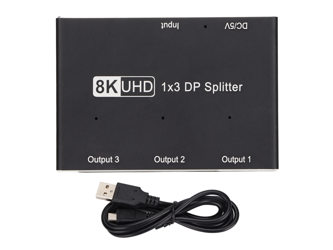 Divisor Displayport LAXISCREED 8k 4k 1x3
