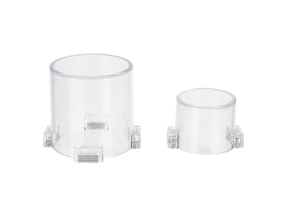Conjunto de 2 camadas magnéticas transparentes para botão de parada de emergência em PC.