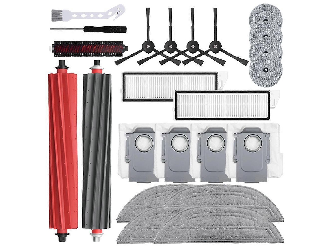 Peças Para Aspirador Robô Roborock S8 Maxv Ultra/g20s: Escovas Laterais Principais, Panos De Limpeza, Filtros Hepa, Sacos De Pó E Acessórios._ozo