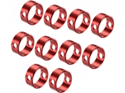 Conjunto de 4 Cordas Refletoras, Alta Resistência, 4mm x M, para Camping, Redes, Descanso, ao ar livre, Amarela