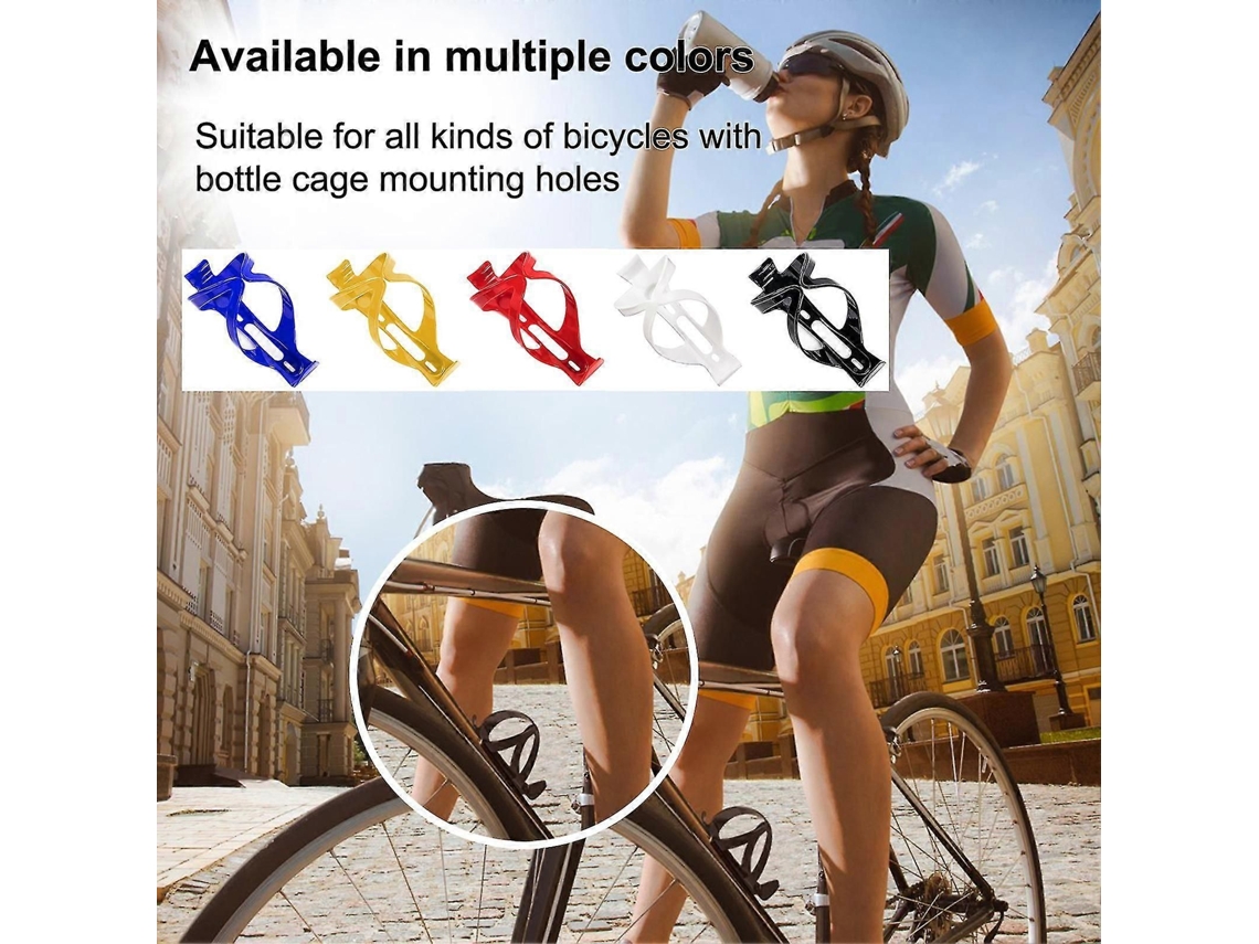 Suporte Para Garrafa De Água De Bicicleta Durável E Leve - Suporte Portátil Para Ciclismo Com Plástico Antirriscos Para Uso Externo.
