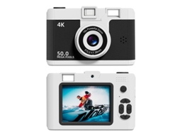 Câmara Digital Tela De 2,4 Polegadas, 50mp, Zoom De 16x (preta - Cartão De 64g) Cuich